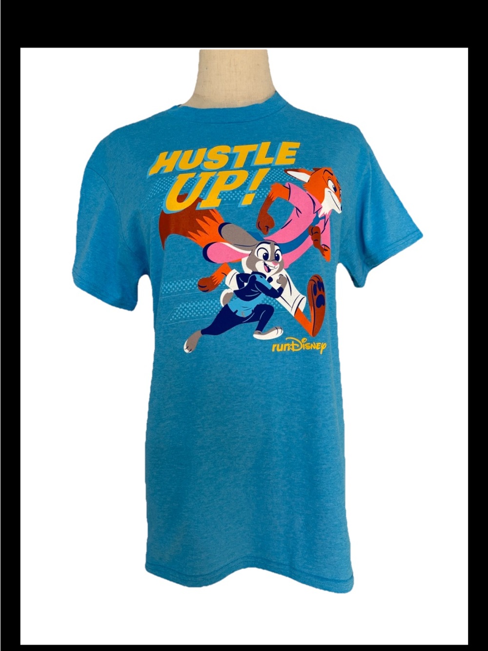 Disney Parks RunDisney Springtime Surprise 2026 Hustle up Zootopia T-Shirt small